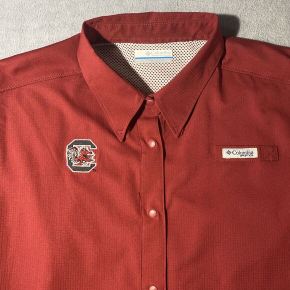 Columbia Long Sleeve Collegiate Tamiami Shirt Womens L University South Carolina - Picture 3 of 12